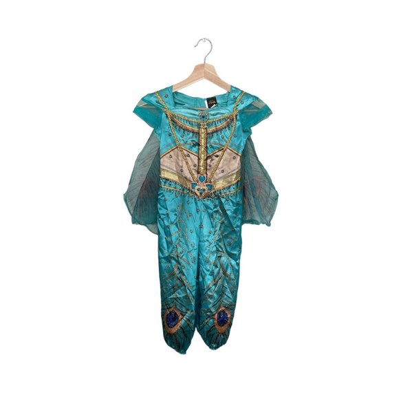 Disguise Other - Disney Toddler Aladdin JASMINE Dress Deluxe Halloween Costume X-Small 3T 4T